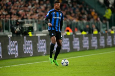 Fc Inter takımından Denzel Dumfries İtalya Serie A, Juventus Fc ve Inter Fc arasında 06 Kasım 2022 tarihinde, Torino, İtalya Fotoğraf: Nderim Kaceli - Fotoğraf: Nderim Kaceli / LiveMedi