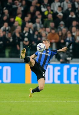 Fc Inter 'den Nicolo Barrella İtalya Serie A, Juventus Fc ve Inter Fc arasında 06 Kasım 2022 tarihinde, Torino, İtalya Fotoğraf: Nderim Kaceli - Fotoğraf: Nderim Kaceli / LiveMedi