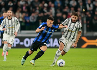 Fc Inter 'den Lautaro Martinez İtalya Serie A, Juventus Fc ve Inter Fc arasında 06 Kasım 2022 tarihinde, Torino, İtalya Fotoğraf: Nderim Kaceli - Fotoğraf: Nderim Kaceli / LiveMedi
