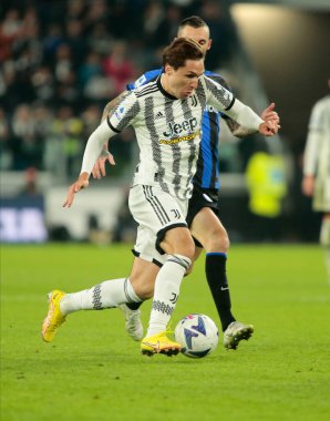 Juventus Fc takımından Federico Chiesa İtalya Serie A, Juventus Fc ve Inter Fc arasında 06 Kasım 2022 tarihinde, Torino, İtalya Fotoğraf: Nderim Kaceli - Fotoğraf: Nderim Kaceli / LiveMedi