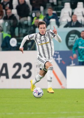 Juventus Fc takımından Federico Chiesa İtalya Serie A, Juventus Fc ve Inter Fc arasında 06 Kasım 2022 tarihinde, Torino, İtalya Fotoğraf: Nderim Kaceli - Fotoğraf: Nderim Kaceli / LiveMedi