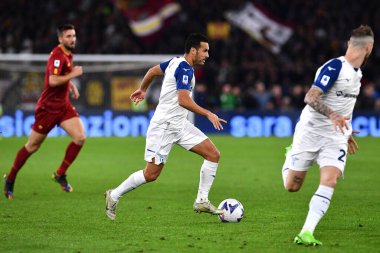 Serie A karşılaşmasında SS Lazio 'dan Pedro, AS Roma ve SS Lazio arasında 6 Kasım 2022' de İtalya 'nın başkenti Roma' da oynanan Stadio Olimpico 'da oynandı. - Fotoğraf: Gennaro Masi / LiveMedi
