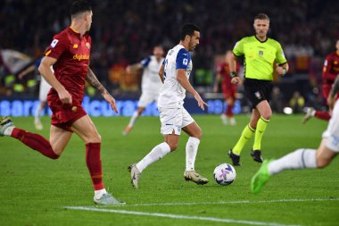 Serie A karşılaşmasında SS Lazio 'dan Pedro, AS Roma ve SS Lazio arasında 6 Kasım 2022' de İtalya 'nın başkenti Roma' da oynanan Stadio Olimpico 'da oynandı. - Fotoğraf: Gennaro Masi / LiveMedi