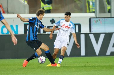 İtalyan futbolcu Hirving Lozano Serie A maçında Atalanta BC ile SSC Napoli arasında Bergamo, İtalya 'daki Gewiss Stadyumu' nda oynanan karşılaşma, 5 Kasım 2022 - Fotoğraf: AGN Fot