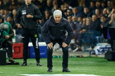 Gian Piero Gasperini İtalya futbol takımı Serie A maçında Atalanta BC ile SSC Napoli arasında Bergamo, İtalya 'daki Gewiss Stadyumu' nda oynanan maçta, 5 Kasım 2022 - Fotoğraf: AGN Fot