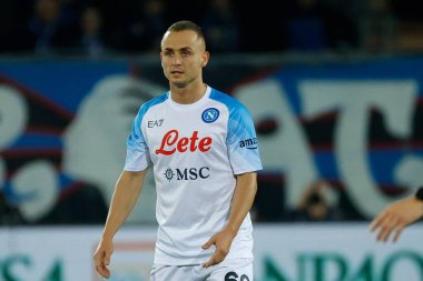İtalyan futbolcu Stanislav Lobotka Serie A maçında Atalanta BC ile SSC Napoli arasında Bergamo, İtalya 'daki Gewiss Stadyumu' nda oynanan karşılaşma, Kasım 05, 2022 - Fotoğraf: AGN Fot