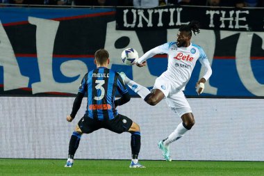 İtalyan futbolcu Andre Frank Anguissa İtalya 'nın Bergamo kentindeki Gewiss Stadyumu' nda Atalanta BC ile SSC Napoli maçında, 5 Kasım 2022 - Fotoğraf: AGN Fot