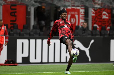 Ac Milan 'dan Rafael Leao İtalyan Serie A tootball maçı sırasında AC Monza ve Bologna FC serie A maçı sırasında 5 Kasım 2022 tarihinde İtalya' nın Monza kentindeki U-Power Stadyumu 'nda oynanan maç: Tiziano Ballabio - Fotoğraf: Tiziano Ballabio / LiveMedi