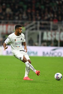 Ac Spezia takımından Kelvin Amianf, İtalya 'nın Milano şehrindeki Giuseppe Meazza _ San Siro Stadyumu' nda oynanan AC Milan ve AC Spezia serie A maçlarında oynamıştır. Fotoğraf: Tiziano Ballabio - Fotoğraf: Tiziano Ballabio / Liv