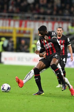 Ac Milan 'dan Fikayo Tomori, İtalya' nın Milano şehrindeki Giuseppe Meazza _ San Siro Stadyumu 'nda oynanan AC Milan ve AC Spezia serie A maçlarında oynamıştır. Fotoğraf: Tiziano Ballabio - Fotoğraf: Tiziano Ballabio / Live