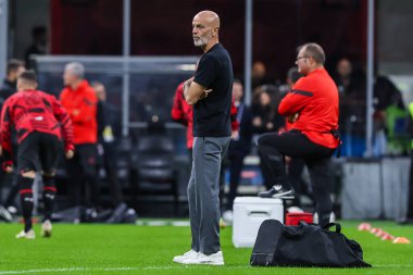 Stefano Pioli, Serie A 2022 / 23 sezonunda AC Milan ile Spezia Calcio arasında oynanan Giuseppe Meazza Stadyumu, Milan, İtalya - Fotoğraf: Fabrizio Carabelli / LiveMedi