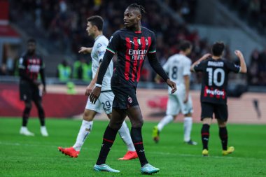 AC Milan 'dan Rafael Leao, Giuseppe Meazza Stadyumu' nda oynanan AC Milan ile Spezia Calcio arasında oynanan 2022 / 23 tarihli futbol karşılaşmasında 5 Kasım 2022 - Fotoğraf: Fabrizio Carabelli / LiveMedi