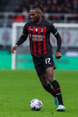 AC Milan 'dan Rafael Leao, Giuseppe Meazza Stadyumu' nda AC Milan ile Spezia Calcio arasında oynanan 2022 / 23 futbol karşılaşmasında, 5 Kasım 2022 - Fotoğraf: Fabrizio Carabelli / LiveMedi