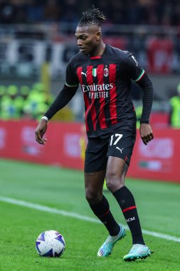 AC Milan 'dan Rafael Leao, Giuseppe Meazza Stadyumu' nda AC Milan ile Spezia Calcio arasında oynanan 2022 / 23 futbol karşılaşmasında, 5 Kasım 2022 - Fotoğraf: Fabrizio Carabelli / LiveMedi