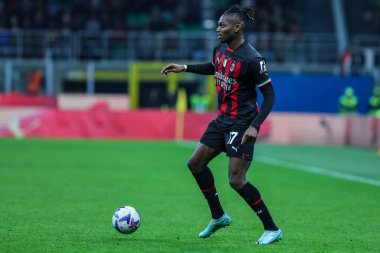 AC Milan 'dan Rafael Leao, Giuseppe Meazza Stadyumu' nda AC Milan ile Spezia Calcio arasında oynanan 2022 / 23 futbol karşılaşmasında, 5 Kasım 2022 - Fotoğraf: Fabrizio Carabelli / LiveMedi