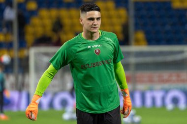 İtalyan futbol takımı Serie B maçında Tommaso Aglietti Reggina portresi Reggina 1914-Cenova CFC maçı sırasında İtalya 'nın Reggio Calabria şehrindeki Oreste Granillo stadyumunda yapıldı.