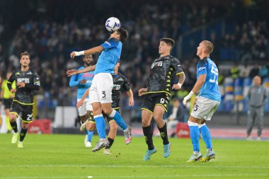 Minjae Kim (3) SSC Napoli 1926 İtalya Şampiyonası Serie A 2022 / 2023 SSC Napoli - Empoli F.C. 8 Kasım 2022 'de, Napoli' deki Diego Armando Maradona Stadyumu 'nda.