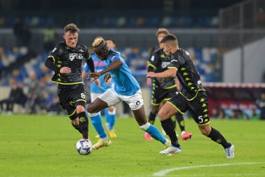 Victor Osimhen (9) SSC Napoli 1926 İtalya Şampiyonası Serie A 2022 / 2023 SSC Napoli - Empoli F.C. 8 Kasım 2022 'de Napoli, İtalya' daki Diego Armando Maradona Stadyumu 'nda.