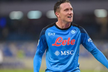 Piotr Zielinski (20) SSC Napoli 1926 İtalya Şampiyonası Serie A 2022 / 2023 SSC Napoli - Empoli F.C. 8 Kasım 2022 'de İtalya, Napoli' deki Diego Armando Maradona Stadyumu 'nda