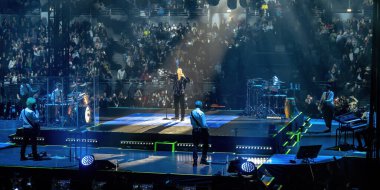 İtalyan şarkıcı Biagio Antonacci 'nin Roma' daki Palalottomatica 'da 08.11.2022' de verdiği konser - Fotoğraf: Claudio Enea / SportReporter / LiveMedi