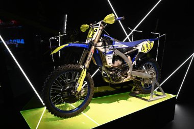 eicma International bisiklet, motosiklet, stand vr46 team during News EICMA - 2022 Uluslararası Bisiklet Sergisi, Rho, İtalya 'daki Rho Fiera Milano' da motosiklet, 9 Kasım 2022 - Fotoğraf: Giorgio Panacc