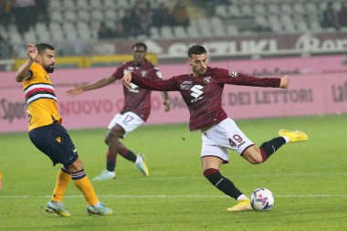 Nemania Radonjiç (Torino FC) İtalya futbol takımı Serie A maçında Torino FC, UC Sampdoria 'ya karşı Torin, İtalya' daki Olimpico Grande Torino Stadyumu 'nda, 9 Kasım 2022 - Fotoğraf: Claudio Benedett