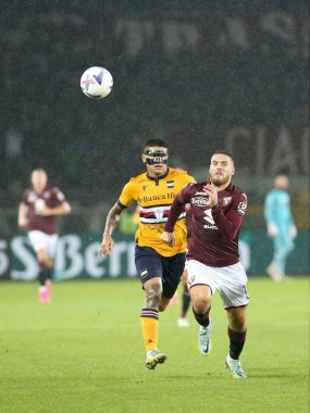 Nikola Vlasiç (Torino FC) İtalya futbolu Serie A maçında Torino FC, UC Sampdoria 'ya karşı Torin, İtalya' daki Olimpico Grande Torino Stadyumu 'nda, 9 Kasım 2022 - Fotoğraf: Claudio Benedett