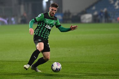 Giorgos Kyriakopoulos (Sassuolo) İtalya futbol takımı Serie A maçında İtalya 'nın Reggio Emilia kentindeki MAPEI Stadyumu' nda ABD Sassuolo 'ya karşı AS Roma maçı yapıyor.