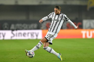 İtalyan futbolu Serie A maçında Adrien Rabiot (juventus) 10 Kasım 2022 'de İtalya' nın Verona kentinde Marcantonio Bentegodi Stadyumu 'nda Hellas Verona FC ile Juventus FC karşı karşıya geldi.