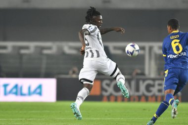 Moise Kean (juventus) İtalya futbolu maçında Hellas Verona FC, Juventus FC 'ye karşı Verona, İtalya' daki Marcantonio Bentegodi Stadyumu 'nda, 10 Kasım 2022 - Fotoğraf: Alessio Tarpin