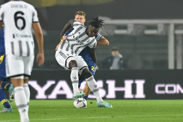 stock image moise kean (juvenus)  during  italian soccer Serie A match Hellas Verona FC vs Juventus FC at the Marcantonio Bentegodi stadium in Verona, Italy, November 10, 2022 - Credit: Alessio Tarpin