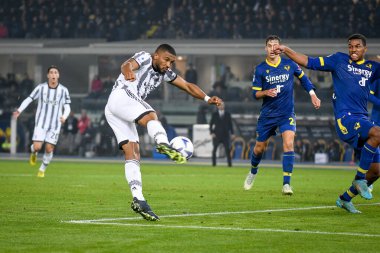 Juventus 'tan Gleison Bremer İtalya' nın Verona şehrindeki Marcantonio Bentegodi Stadyumu 'nda oynanan Hellas Verona FC ile Juventus FC maçında 10 Kasım 2022' de maç yaptı.