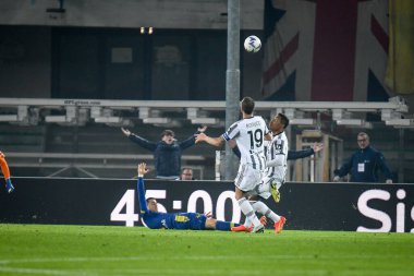 Juventus 'tan Luiz da Silva Danilo İtalya futbol takımı Serie A maçında Hellas Verona FC, Juventus FC' ye karşı Verona, İtalya 'daki Marcantonio Bentegodi Stadyumu' nda 10 Kasım 2022 - Fotoğraf: Ettore Griffon