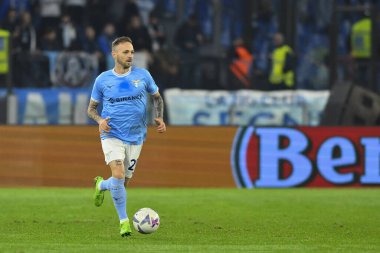 S.S. LAZIO 'dan Manuel Lazzari, 10 Kasım 2022' de İtalya 'nın başkenti Roma' daki Stadio Olimpico 'da S.S. Lazio ile A.C. Monza arasındaki 14. - Fotoğraf: Domenico Cippitelli / LiveMedi