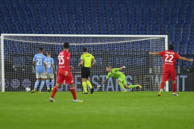 S.S. LAZIO 'dan İvan Provedel, Serie A Şampiyonası' nın 14. gününde S.S. Lazio ile A.C. Monza arasında 10 Kasım 2022 'de İtalya' nın başkenti Roma 'daki Stadio Olimpico' da oynandı. - Fotoğraf: Domenico Cippitelli / LiveMedi