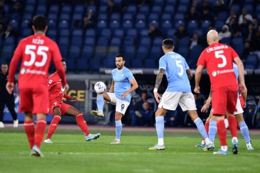 Serie A karşılaşmasında SS Lazio 'dan Pedro ile AC Monza arasında 10 Kasım 2022' de İtalya 'nın başkenti Roma' da oynanan Stadio Olimpico 'da oynanan karşılaşma sırasında. - Fotoğraf: Gennaro Masi / LiveMedi