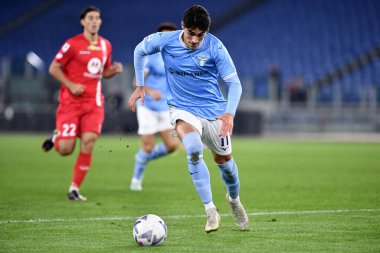 10 Kasım 2022 'de İtalya' nın başkenti Roma 'da SS Lazio ile AC Monza arasında oynanan Serie A karşılaşmasında SS Lazio' dan Matteo Cancellieri. - Fotoğraf: Gennaro Masi / LiveMedi