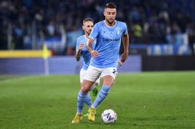 Serie A karşılaşmasında SS Lazio 'dan Sergej Milinkoviç-Saviç ile AC Monza arasında 10 Kasım 2022' de İtalya 'nın başkenti Roma' da oynanan Stadio Olimpico 'da oynanan karşılaşmada. - Fotoğraf: Gennaro Masi / LiveMedi