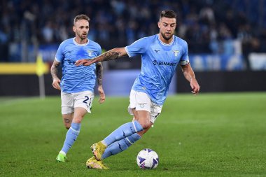 Serie A karşılaşmasında SS Lazio 'dan Sergej Milinkoviç-Saviç ile AC Monza arasında 10 Kasım 2022' de İtalya 'nın başkenti Roma' da oynanan Stadio Olimpico 'da oynanan karşılaşmada. - Fotoğraf: Gennaro Masi / LiveMedi