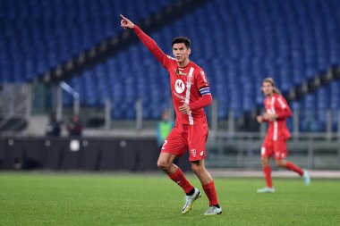AC Monza 'dan Giulio Donati 10 Kasım 2022' de İtalya 'nın başkenti Roma' da SS Lazio ve AC Monza arasında oynanan Serie A karşılaşmasında. - Fotoğraf: Gennaro Masi / LiveMedi