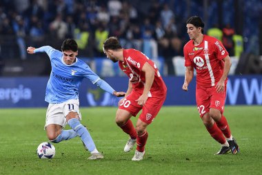 10 Kasım 2022 'de İtalya' nın başkenti Roma 'da SS Lazio ile AC Monza arasında oynanan Serie A karşılaşmasında SS Lazio' dan Matteo Cancellieri. - Fotoğraf: Gennaro Masi / LiveMedi