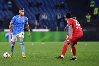 Serie A karşılaşmasında SS Lazio 'dan Sergej Milinkoviç-Saviç ile AC Monza arasında 10 Kasım 2022' de İtalya 'nın başkenti Roma' da oynanan Stadio Olimpico 'da oynanan karşılaşmada. - Fotoğraf: Gennaro Masi / LiveMedi