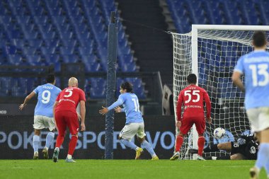 S.S. LAZIO 'dan Luka Romero, 10 Kasım 2022' de İtalya 'nın başkenti Roma' daki Stadio Olimpico 'da S.S. Lazio ile A.C. Monza arasındaki 14. - Fotoğraf: Domenico Cippitelli / LiveMedi