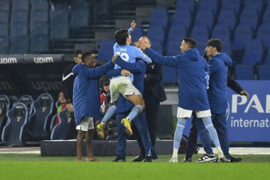 S.S. LAZIO 'dan Luka Romero, 10 Kasım 2022' de İtalya 'nın başkenti Roma' daki Stadio Olimpico 'da S.S. Lazio ile A.C. Monza arasındaki 14. - Fotoğraf: Domenico Cippitelli / LiveMedi