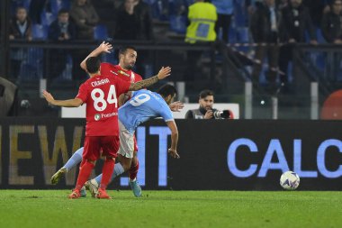 S.S. LAZIO 'dan AC Monza' dan Patrick Ciurria ve 10 Kasım 2022 'de İtalya' nın başkenti Roma 'daki Stadio Olimpico' da S.S. Lazio ile A.C. Monza arasındaki 14. - Fotoğraf: Domenico Cippitelli / LiveMedi