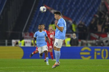 S.S. LAZIO 'dan Nicolo Casale, 10 Kasım 2022' de İtalya 'nın başkenti Roma' daki Stadio Olimpico 'da S.S. Lazio ile A.C. Monza arasındaki 14. - Fotoğraf: Domenico Cippitelli / LiveMedi