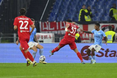A.C. Monza 'dan Andrea Petagna, 10 Kasım 2022' de İtalya 'nın başkenti Roma' daki Stadio Olimpico 'da S.S. Lazio ile A.C. Monza arasındaki 14. - Fotoğraf: Domenico Cippitelli / LiveMedi