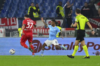A.C. Monza 'dan Andrea Petagna, 10 Kasım 2022' de İtalya 'nın başkenti Roma' daki Stadio Olimpico 'da S.S. Lazio ile A.C. Monza arasındaki 14. - Fotoğraf: Domenico Cippitelli / LiveMedi