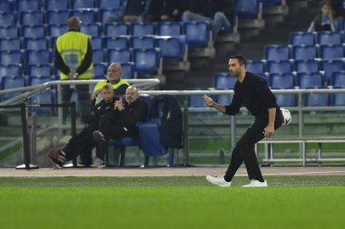 A.C. Monza 'dan Raffaele Palladino, Serie A Şampiyonası' nın 14. gününde S.S. Lazio ile A.C. Monza arasında 10 Kasım 2022 'de İtalya' nın başkenti Roma 'daki Stadio Olimpico' da oynanan karşılaşma. - Fotoğraf: Domenico Cippitelli / LiveMedi