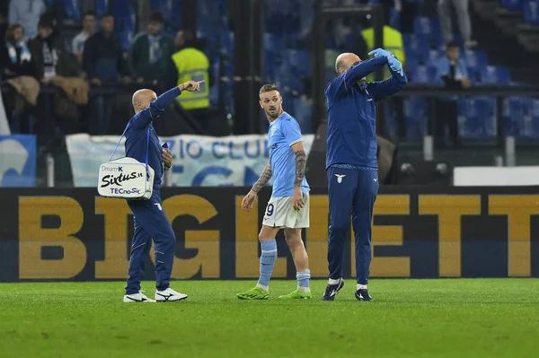 Manuel Lazzari Von Lazio Während Des Spieltages Der Serie Zwischen — Stockfoto